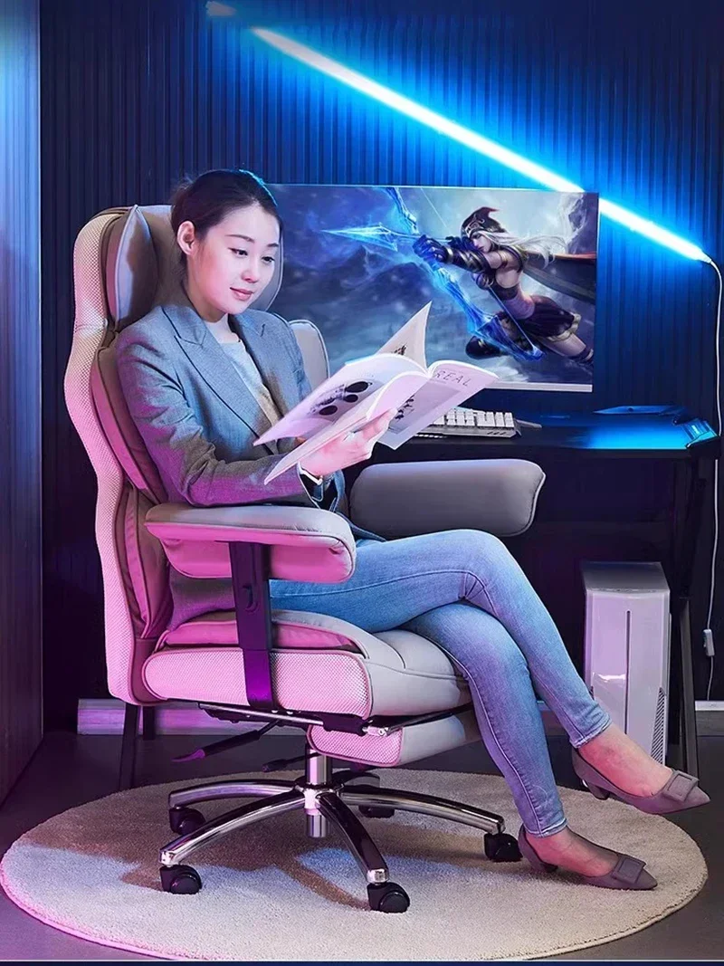 Gamming Chair Gamer Pc Work Makeup Rotating Computer Student Relaxation Armchair Room Office Furniture Ergonomic Nordic Advanced