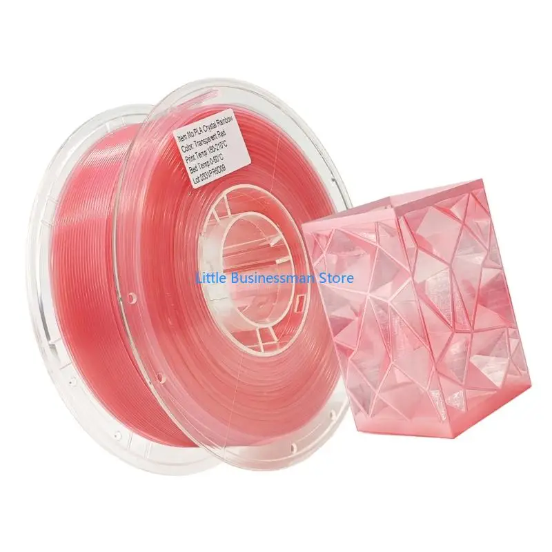 PLA1,75 mm Druckmaterial 1,75 mm 1 kg Spule, durchscheinendes Filament für den Druckmodellbau, kreative Projekte und M76A – Detail 3