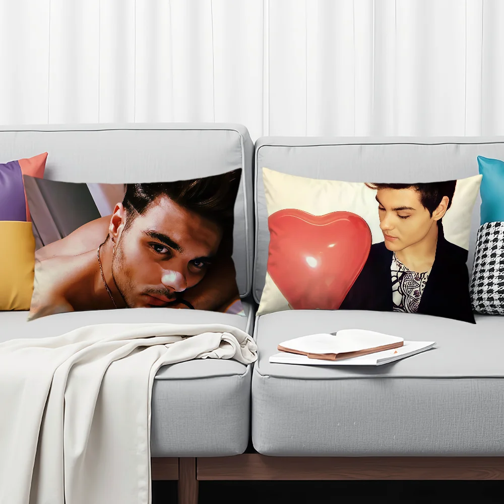 Funda de almohada rectangular Singer A-Abraham Mateo para el hogar, sofá, sala de estar, dormitorio, mesita de noche, funda de almohada, regalo de fiesta