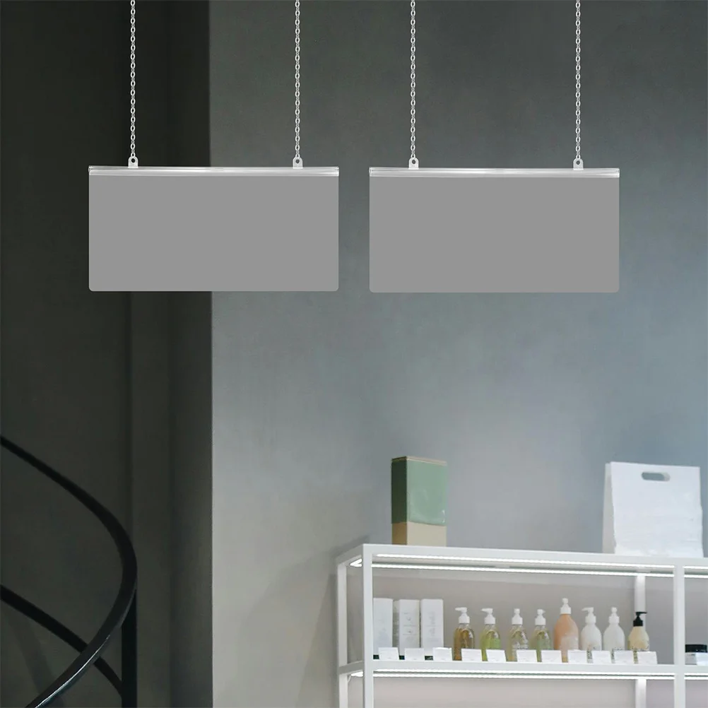 

Convenient Poster Mount with PVC Rail Adhesive Hooks and Chain for Picture Frame Hanging Kit in Mall Supermarket Displays