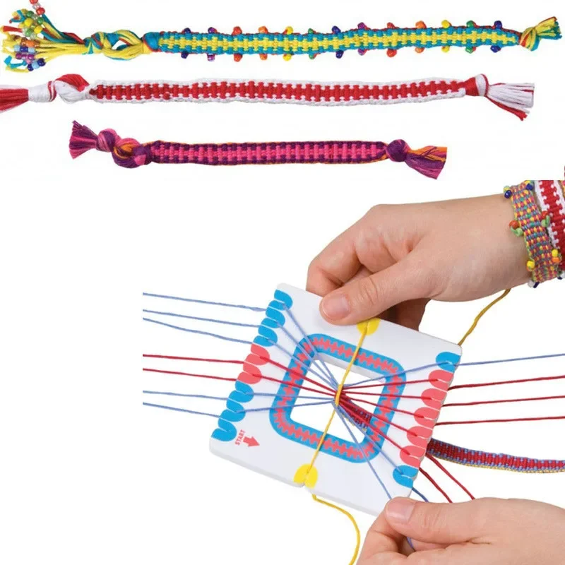 Mädchen DIY Armband machen Kit Schmuck machen Kit Freundschaft Armband machen Kit coole Kunst Handwerk Spielzeug für 6-12 Jahre alte Kinder
