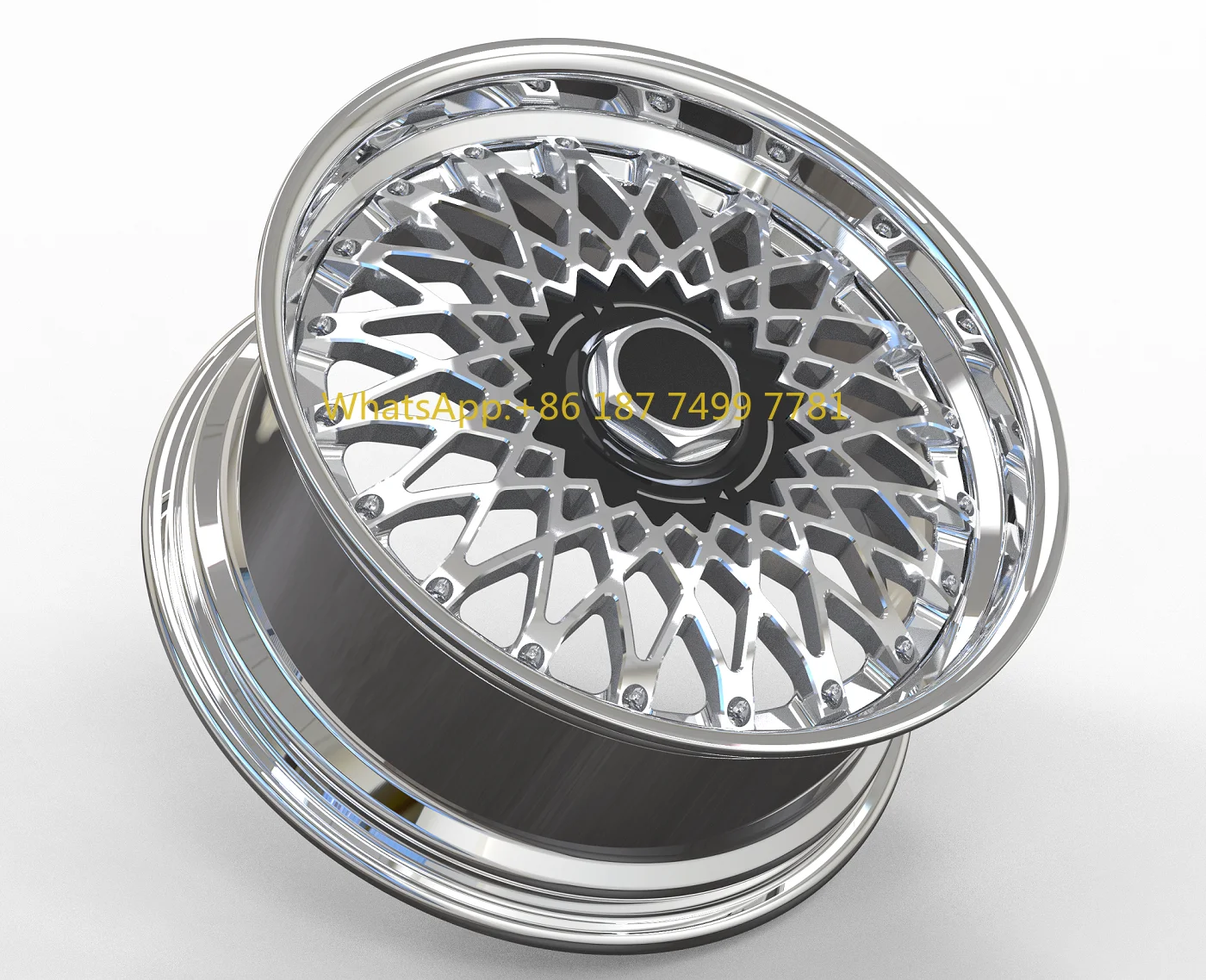 

SYAC TOP Seller 2-piece 18-22 Inch Customization Wheels Forged Aluminium Alloy Rims for Passenger Car