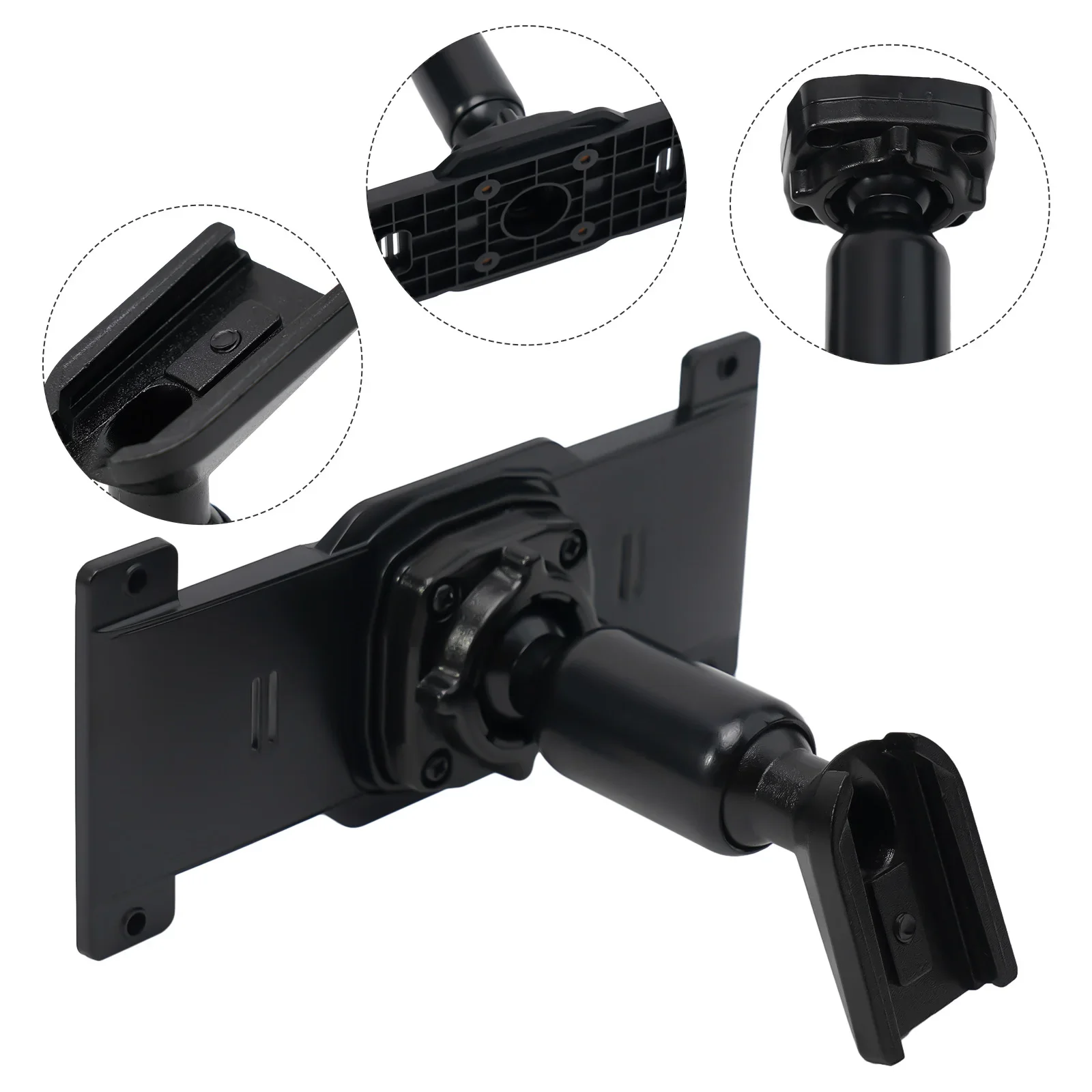 Car Accessories Mirror Dash CamMount Auto Car 1 X Back Panel 1 X Bracket 1 X Screws Bag For Bracket Black High Quality