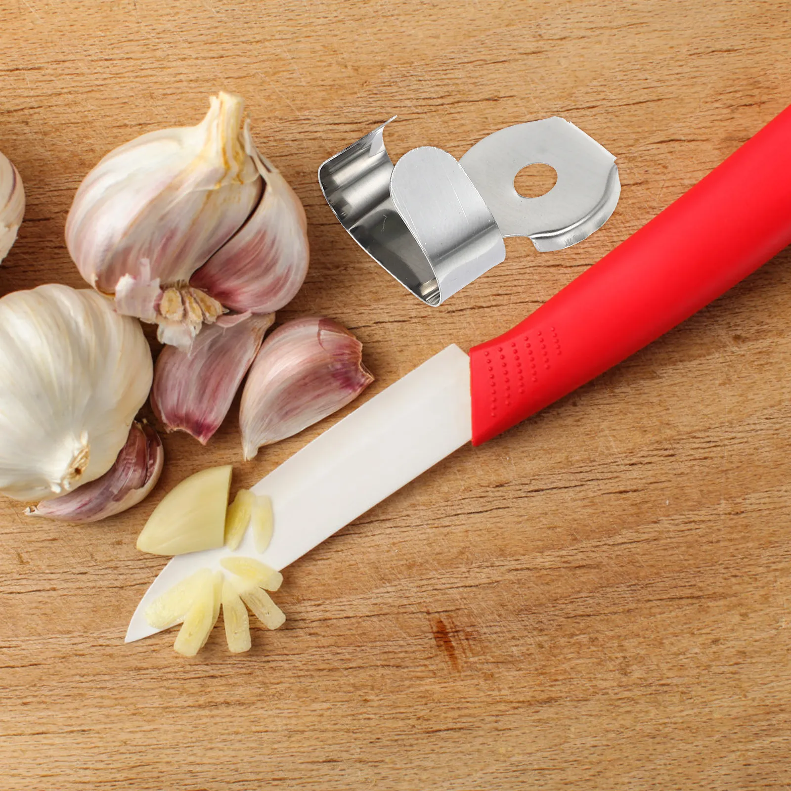 6Pcs Stainless Steel Garlic Peeler Set – Multi-Functional Kitchen Tool for Garlic, Ginger, Chestnut Skin Removal