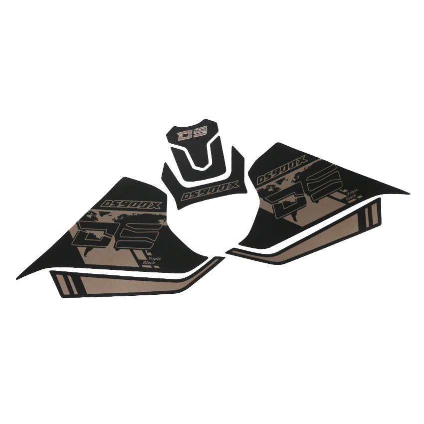 دراجة نارية الجانب خزان الوقود وسادة الشارات حامي الجسم ل VOGE DS900X 2024-2025 سنة هيكل السمكة ملصق حامي التصحيح الملحقات