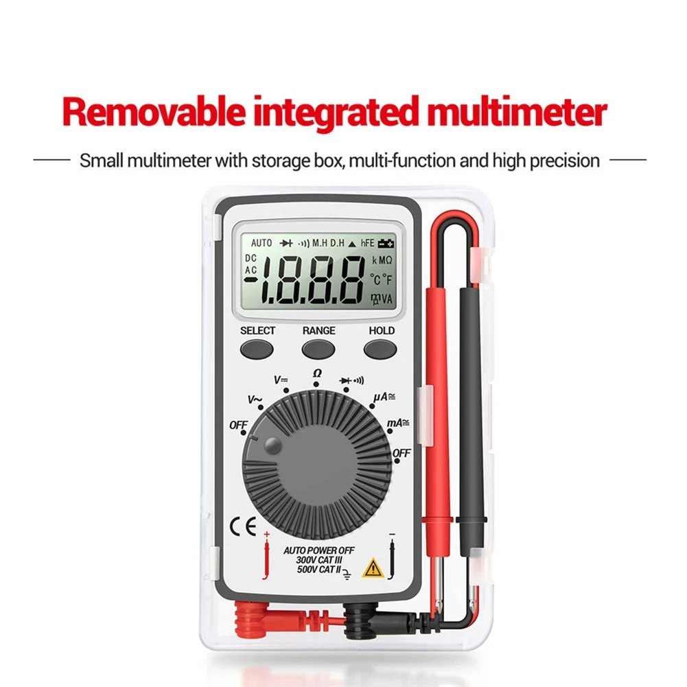 multimetro tester AN101 Mini Digital Multimeter Multimetro Tester DC/AC Voltage Current Lcr Meter Pocket Professional Testers image 5