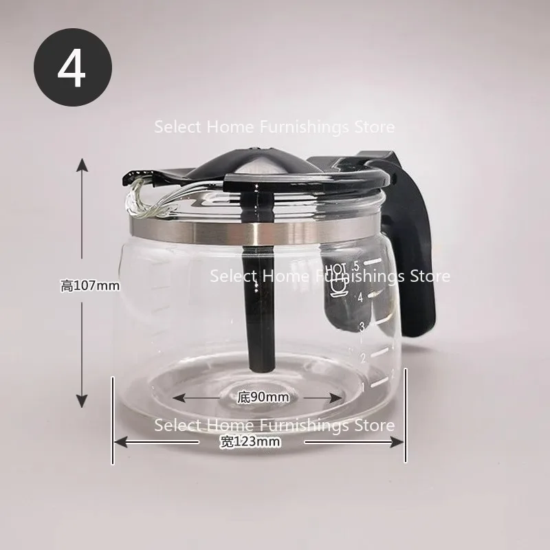 Adecuado para accesorios para máquinas de café, filtros para ollas de vidrio