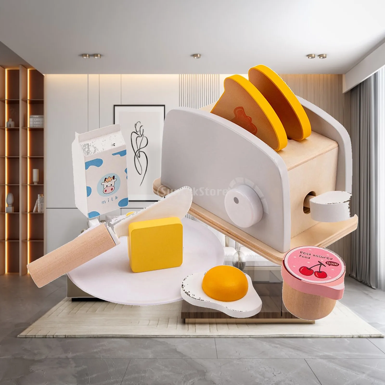 machine-a-pain-de-simulation-pour-cuisine-de-jeu-d'enfant-jeu-de-role-de-cuisine-vaisselle-ensemble-de-pain-pour-cosplay-pour-la-maternelle