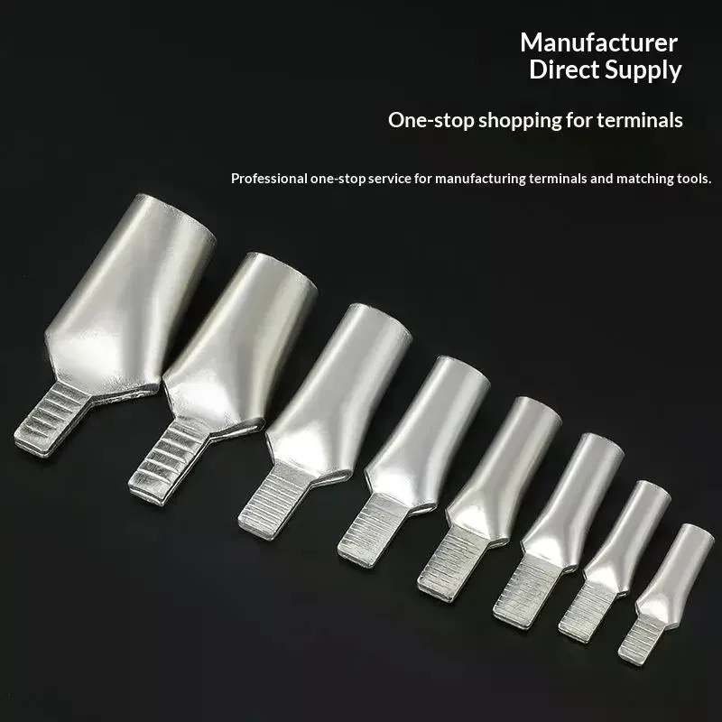 10Pcs C45-4/6/10/16/25/35/50mm2 Copper Tin DZ47 Circuit Breaker Plug Pin-Shaped Cable Wire Lug Insert Crimp Terminal