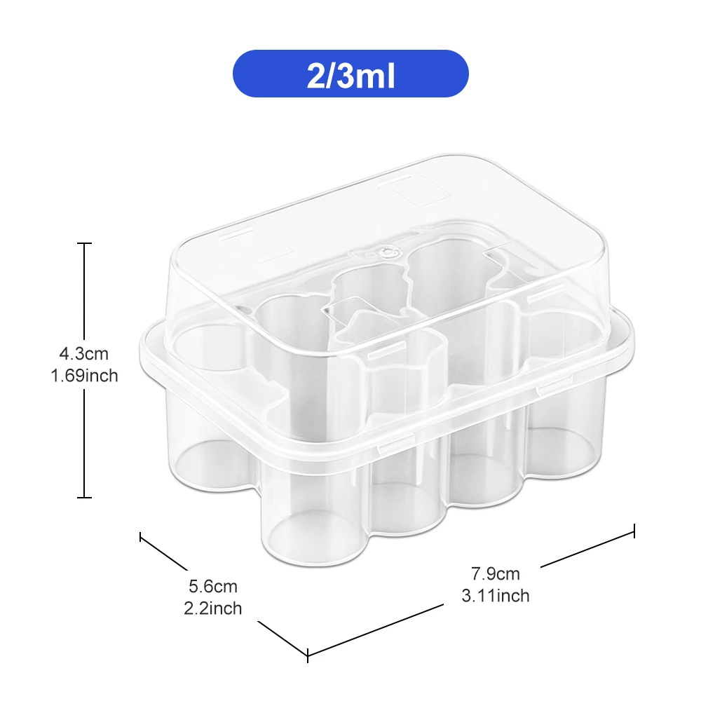 3/5/7/10ml Sterile Glasfläschchen mit Gummistopfen und Gratfreiem Aluminium-Kunststoff-Verschluss, mit Aufbewahrungsbox, Steril Verpackt – Detail 9
