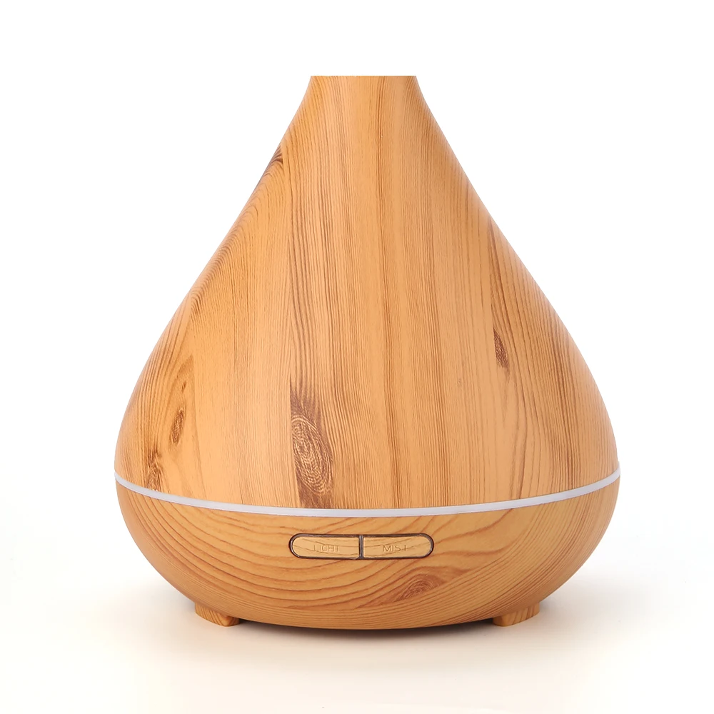 

Air Humidifier 400ML Ultrasonic WiFi aroma essential oil diffuser wood aromatherapy cool mist maker fogger