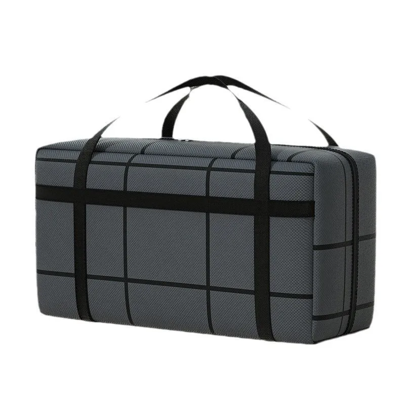 Saco de armazenamento de roupas portátil de grande capacidade em tecido não tecido, saco organizador para armário de quarto.