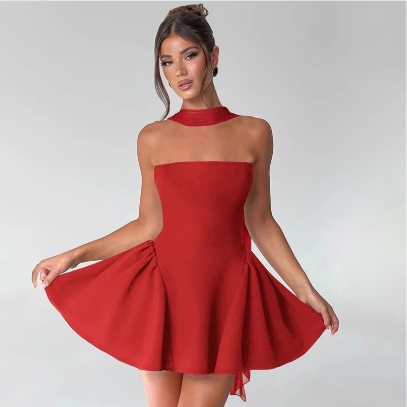 

Тонкое сексуальное тонкое платье для сна для женской женской одежды весной 2025 года.