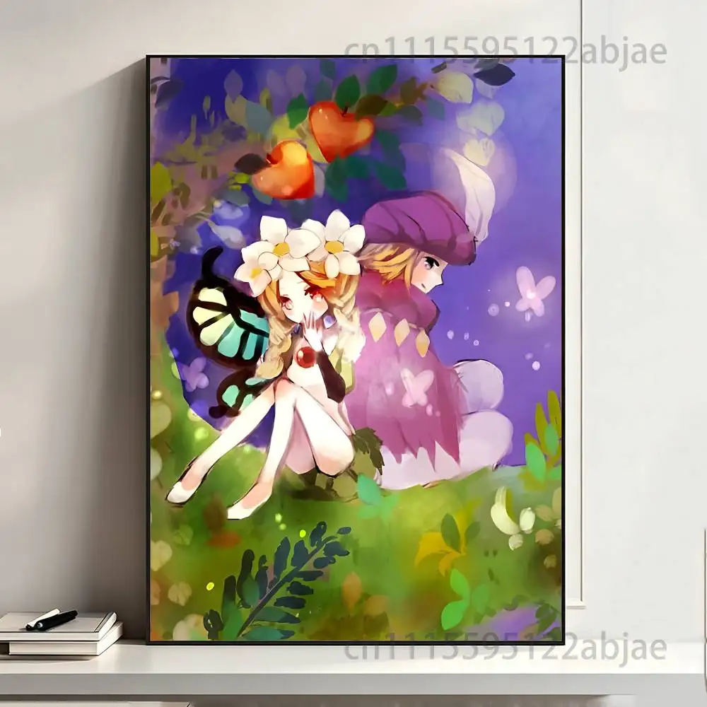 M-Mercede O-Odin Sphere Poster Waterproof HD Wall Art Decal Self-Adhesive Aesthetic Decor For Home Living
