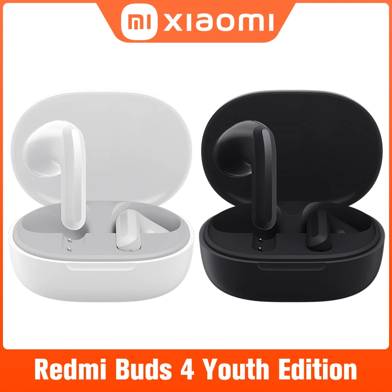 Xiaomi Redmi Buds 4 Youth Edition Earphone TWS Bluetooth 5.3 Call Noise IP54 20 Hours Battery Mi True Wireless Earbuds 4