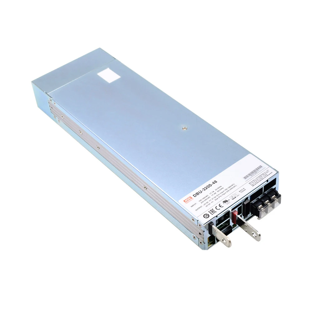 (MEANWELL) DBU-3200 -24/48 فولت شاحن بطارية ذكي أحادي الإخراج مزود الطاقة مع 330-1000AH لبطاريات LO-ion