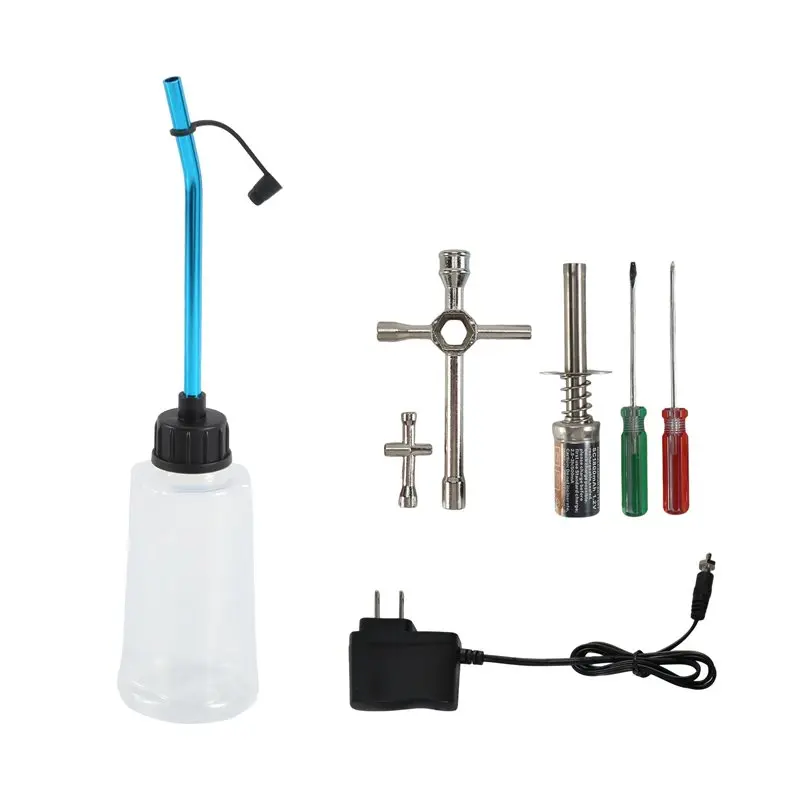 For 80141 HSP Glow Plug Starter Igniter AC Ignition For Gas Nitro Engine Power 1/10 1/8 RC Car Engines,US Plug