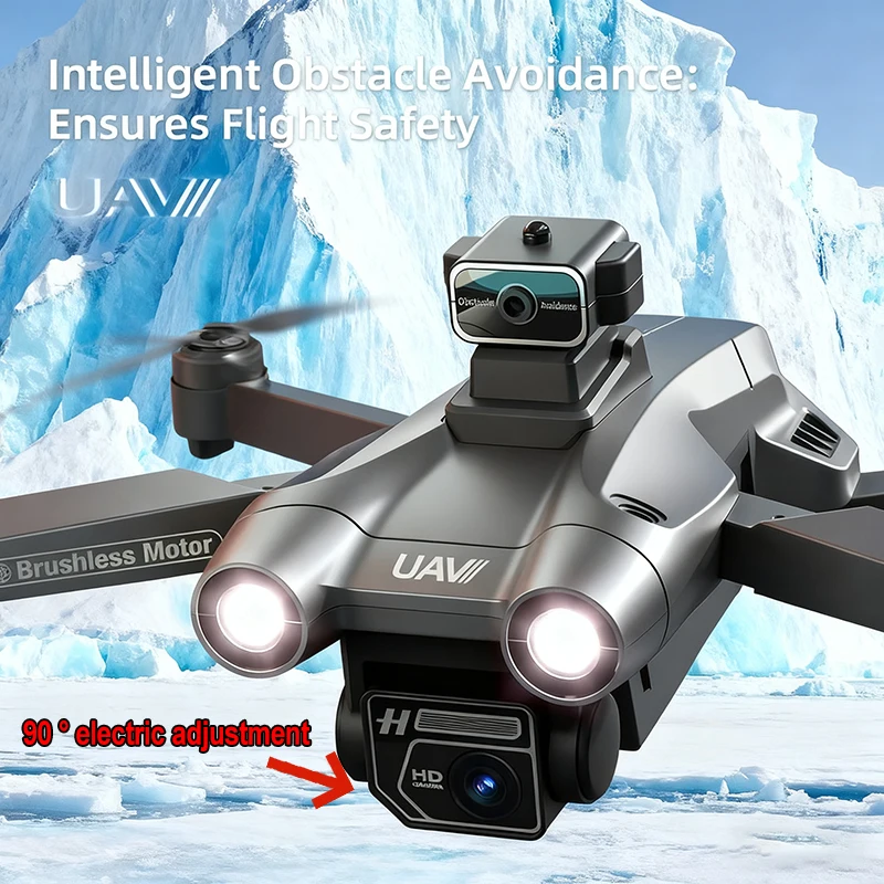 Nuevo Dron X28 8K profesional WIFI GPS HD fotografía sin escobillas plegable Quadcopter pantalla grande de 4,3 pulgadas RC distancia Drone Juguetes