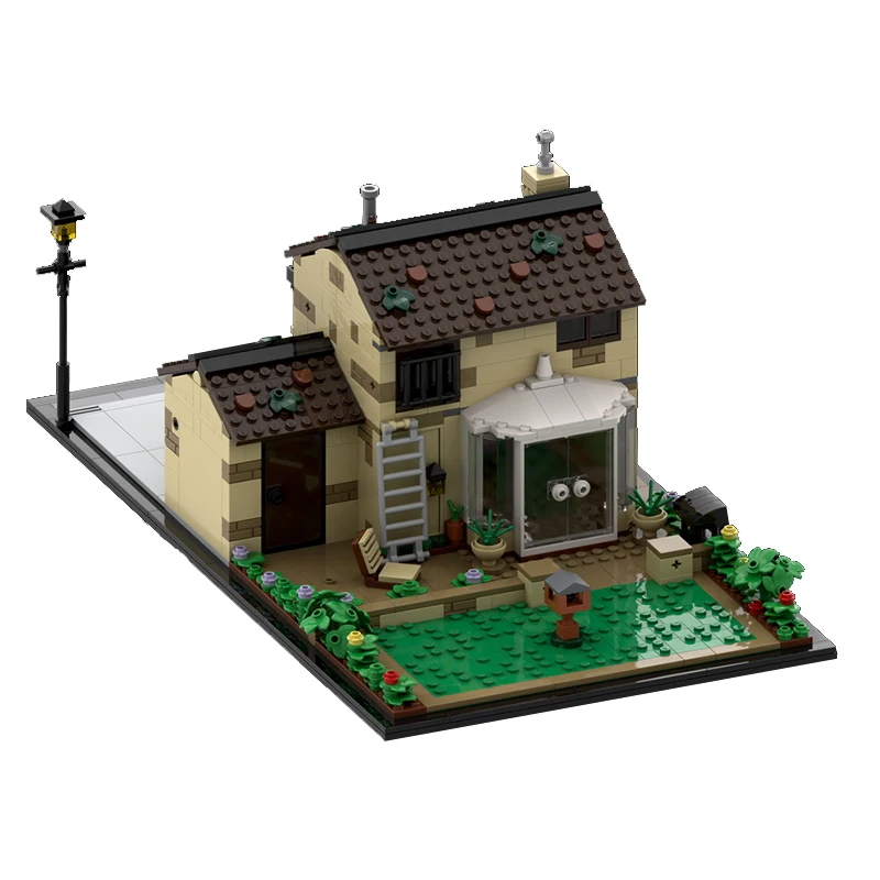 619 Piezas, Proyecto de Expansión de Casa Personalizable, Bloques de Construcción Modulares, Juguete Creativo DIY para Niños, Regalo Navideño