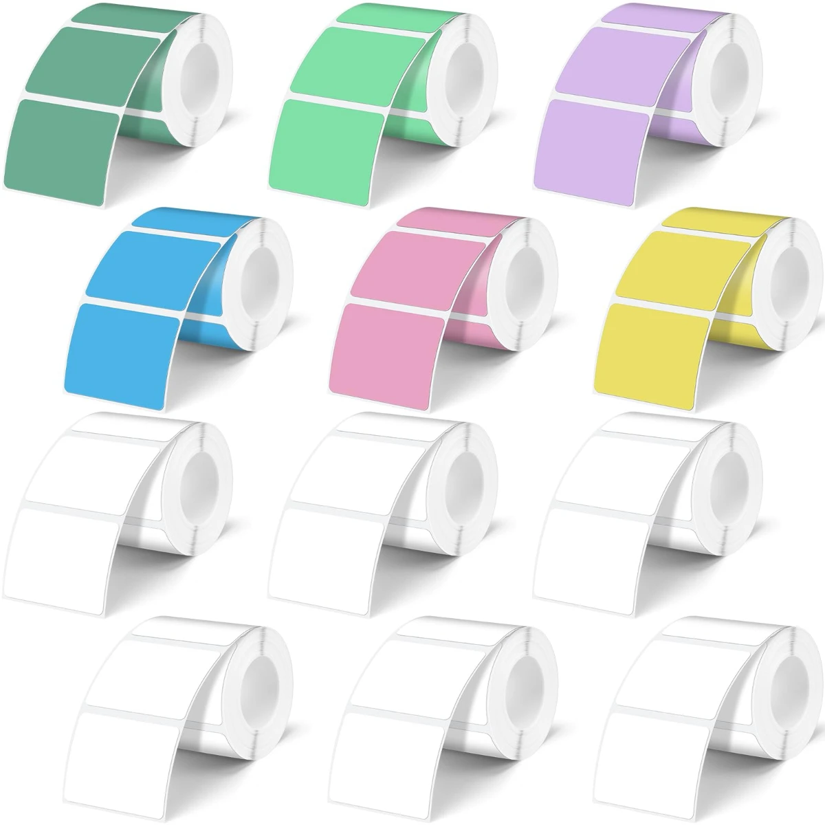 Labels Adhesive Thermal Paper Waterproof Thermal Label Stickers Compatible with Phomemo M110 M221 M220 M120 M200 M110s Printer