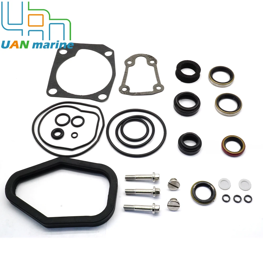 

Lower Gearcase Seal Kit Fit For Johnson Evinrude 35-75HP Small Case 396355 18-2659 396355 87603 9-74102
