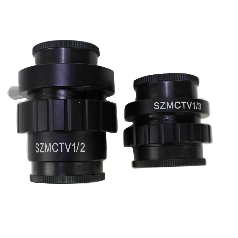 CTV 1/2 1/3 1X Adapter 0.3X 0.5X C mount Lens Adapter For SZM  Video Digital Camera Trinocular Stereo Microscope Accessories