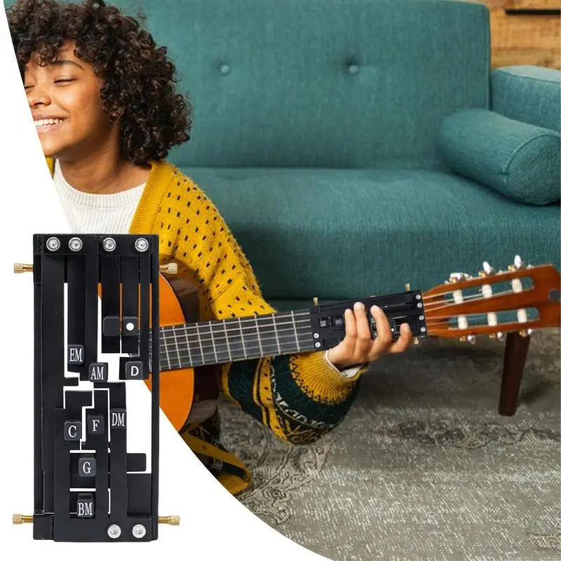 Guitar Chord Learning System Chord Learning Presser Guitar Accessories Guitar Chord Presser For Beginners Women Men Kids Teens