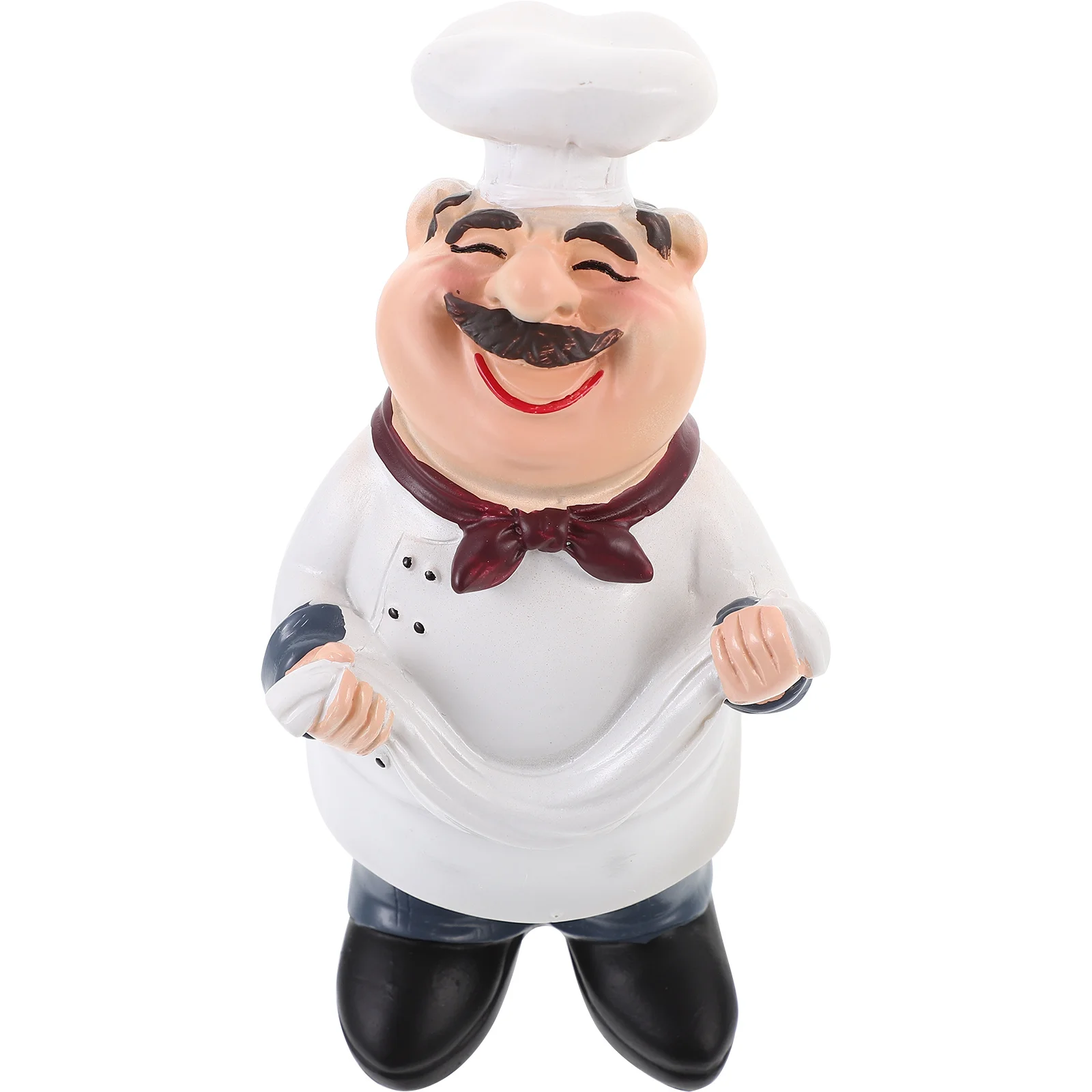 

1Pcs Chef Resin Decorative Ornament Practical Welcome Sign for Cafe Restaurant Shop Bar Home Gift Resin Chef Ornament