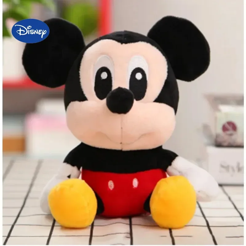 Disney Minnie Mouse Plush Toys Kawaii Anime Mickey Plush Doll Cartoon Cute Elf Stuffed Doll Bed Sleeping Doll 20cm