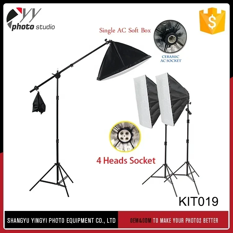 2025Photography photo studio portable portrait combination softbox continuous light  studio set studio video light kit