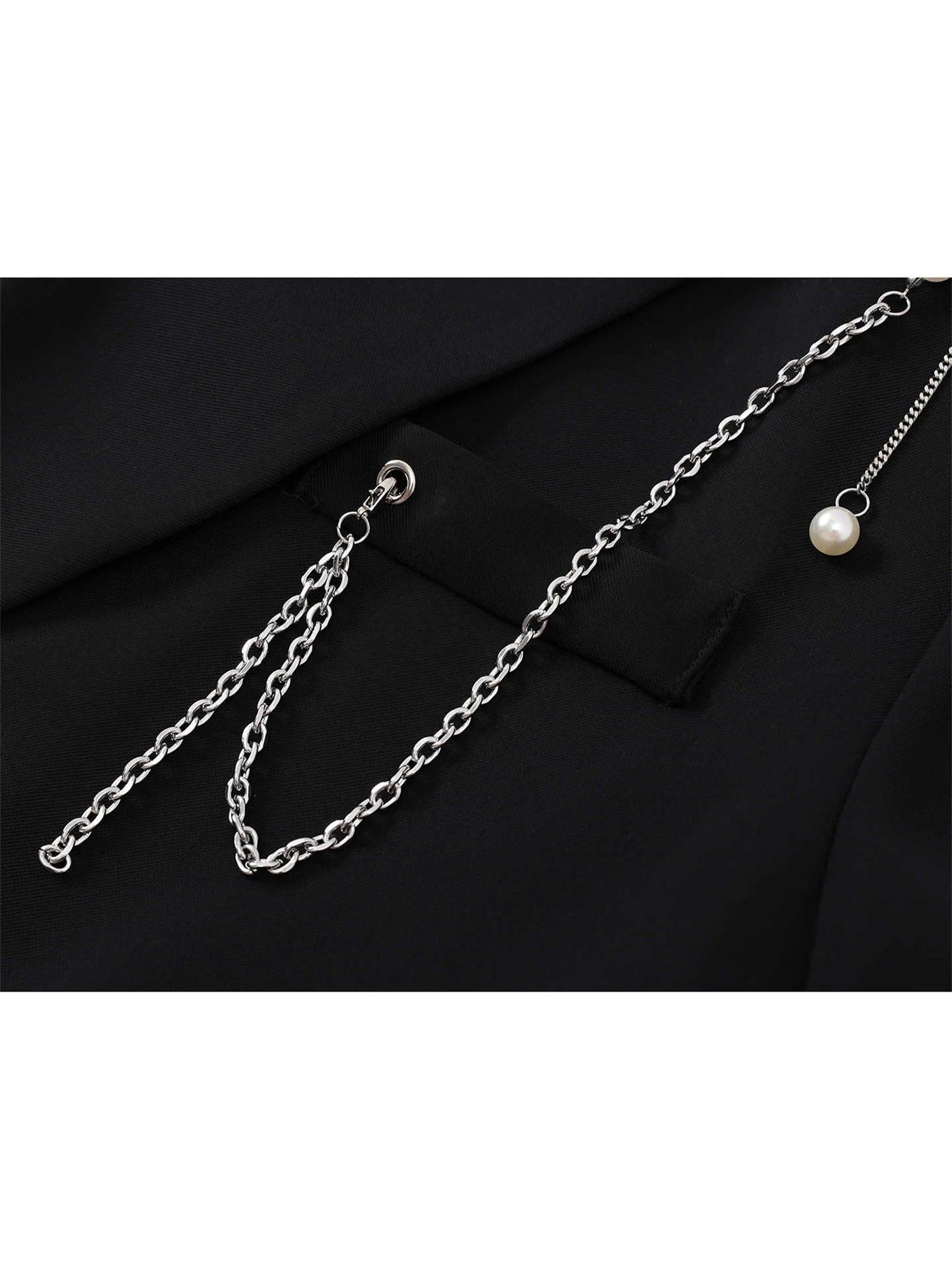 Women's Black Gothic Blazer Coat Vintage Fashion Streetwear Harajuku Long Sleeve Suit Jacket Emo 2000s Outerwear Clothes Autumn