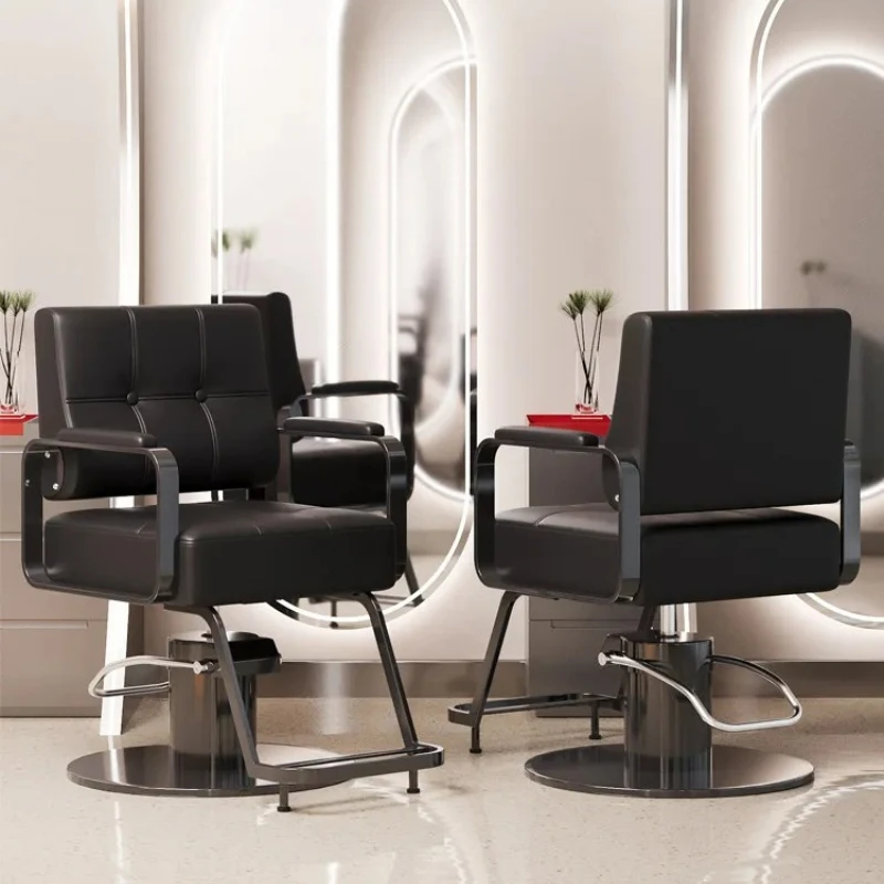 Footrest Rotate Barber Chair Lift Simple Comfortable Luxury Salon Chair Beauty Modern Chaise De Coiffure Salon Furniture