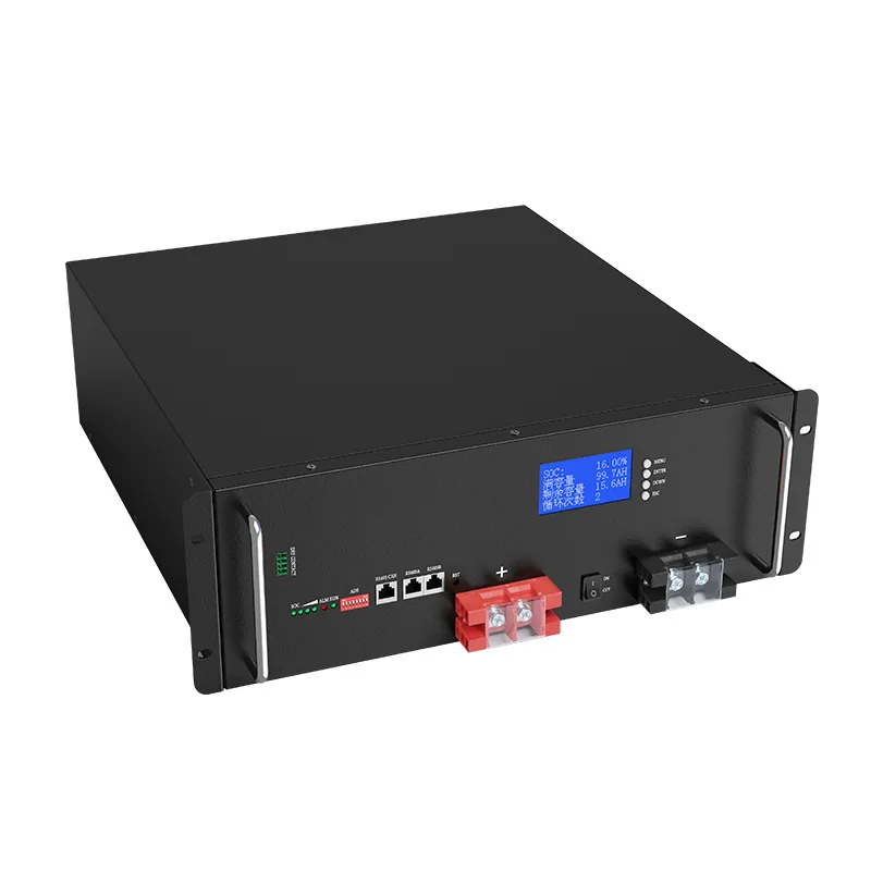 

Бытовая литиевая батарея на солнечной батарее 48V100AH, литий-железо-фосфатная фотоэлектрическая база для хранения энергии, резервный шкаф