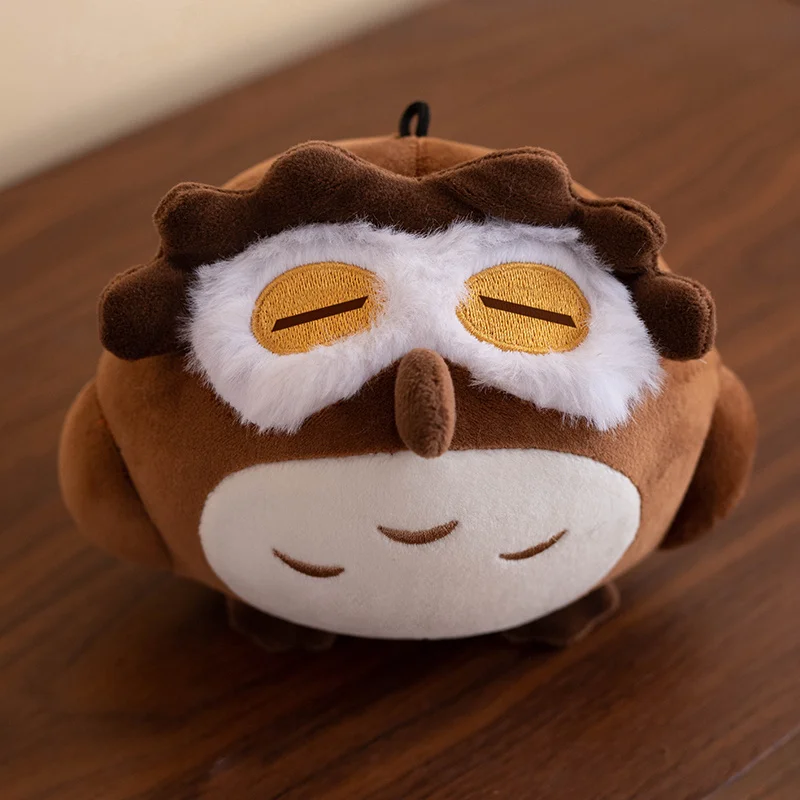 15CM Lovely Owl Plush Pendant Toys Adventure Games Genshin Impact Diluc Stuffed Soft Keychain for Children Kids Birthday Gifts - view 5