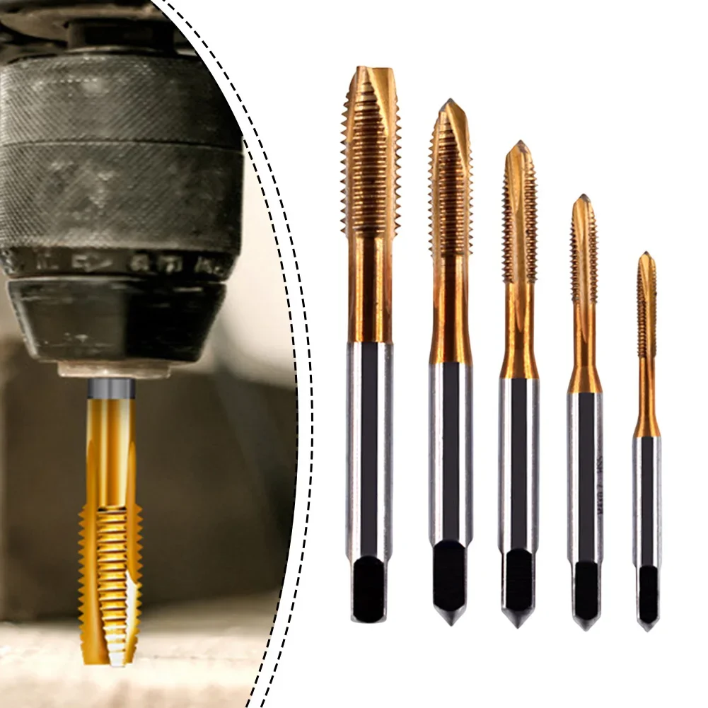 

HSS Metric Threading Tool Kit Including Five Essential Sizes Suitable for a Variety of Applications at Home or Work
