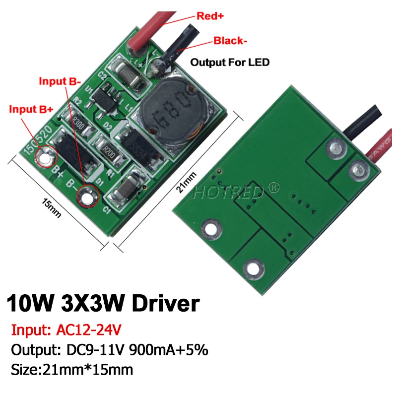 LED Power Supply Adapter 10W 3X3W 4X3W Lighting Transformers DC3-10V 6-12V 24-36V 300mA 600mA 900mA For Constant Current Drivers