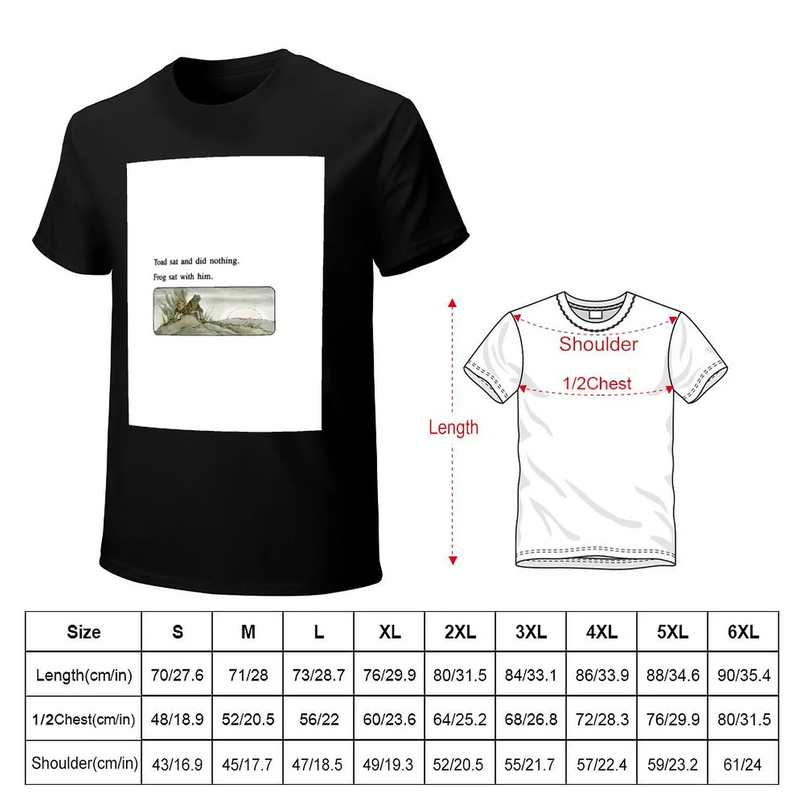 Frog and Toad meme T-Shirt Basic Casual Wear Short Sleeve Top