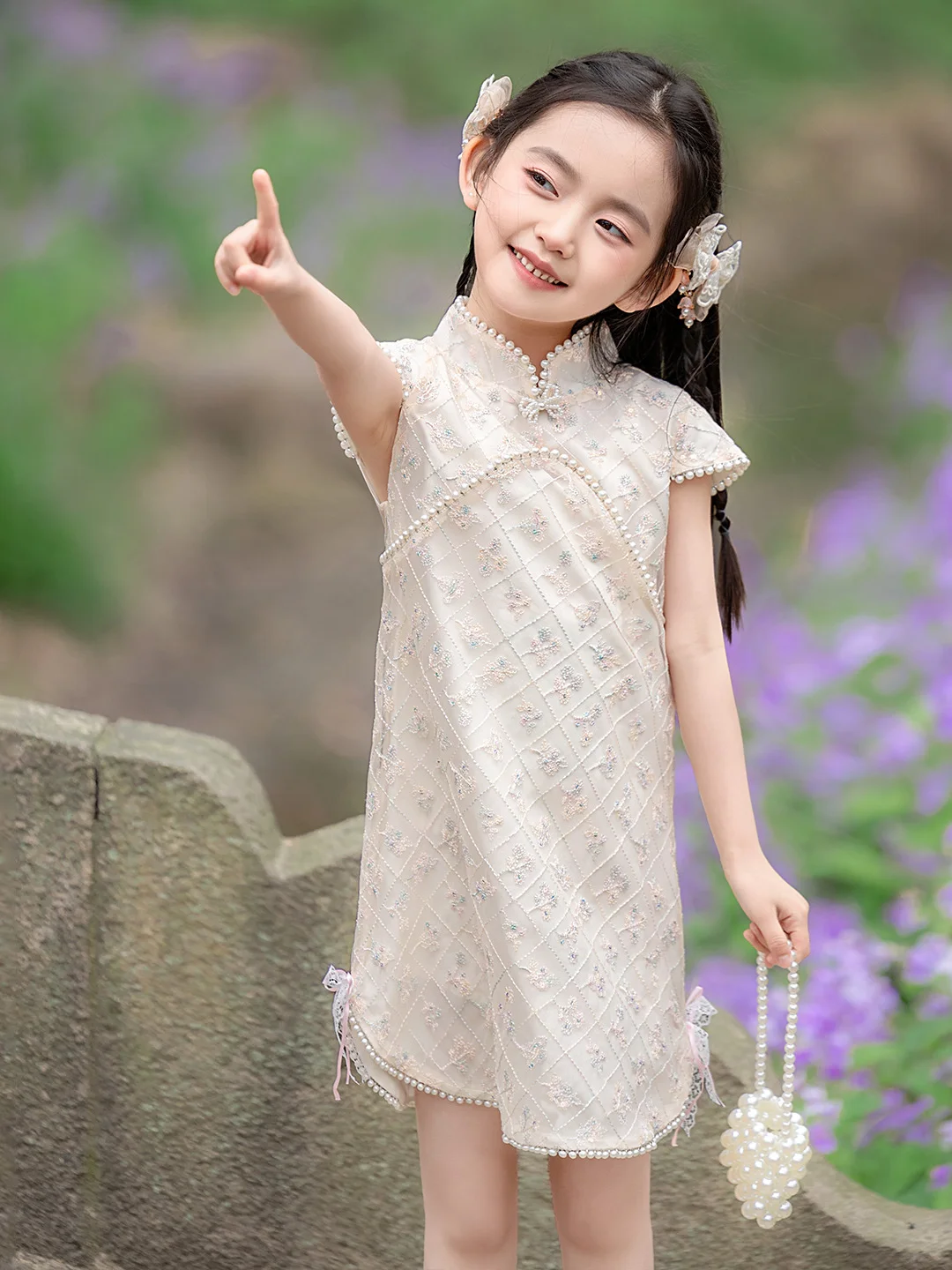 summer-new-style-princess-dress-girls-short-sleeve-lace-dress-refashioned-children's-clothing-elegantly-designed
