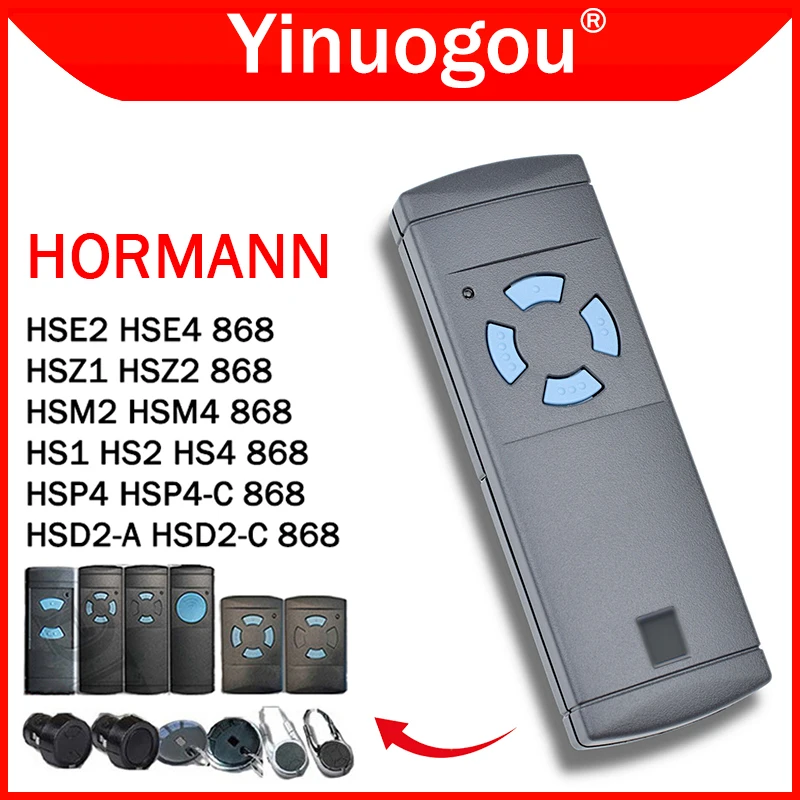 

HORMANN HS4 868MHz Garage Door Remote Control For HORMANN HS2 HS1 HSE4 HSE2 HSM4 HSM2 HSZ2 HSZ1 HSP4 HSD2 Gate Remote Control