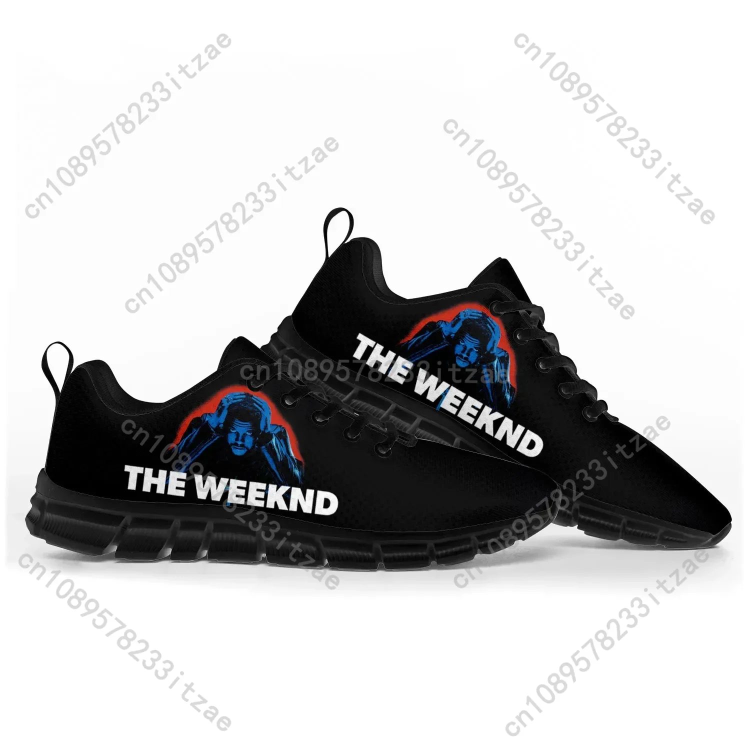 

Hot The Weeknd Singer Pop Sports Shoes Mens Womens Teenager Sneakers Casual Custom High Quality Couple Shoes Black