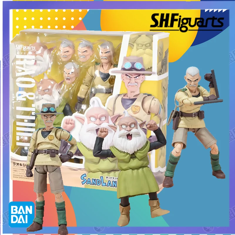 

В наличии оригинальные Bandai OriginKit GundamS.H.FIGUARTS SAND LAND BEELZEBUB RAO и THIEFa Сборные игрушки для подарка Коллекционная модель