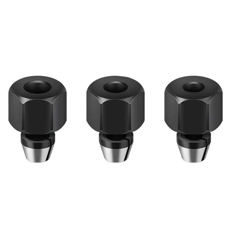 

AB34-6/6.35/8Mm Collet Chuck With Nut Engraving Trimming Machine Router Bit Adapter Electric Router Milling Cutter Accessorie