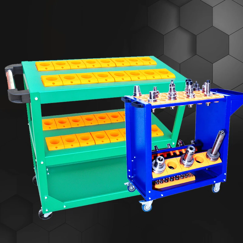 JIMMY CNC Tool Rest Mobile CNC Tool Storage Cart CNC Tool Holder Cart Trolley Mill Tool Mass Storage Carriage Cabinet