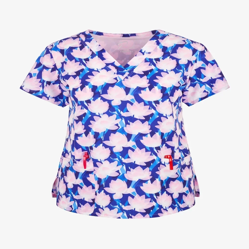 

2024 New Pocket Women's Clothing Free Shipping Y2k Summer Short Sleeves Female T-shirts Fashion V-neck Design T-shirts for Women
