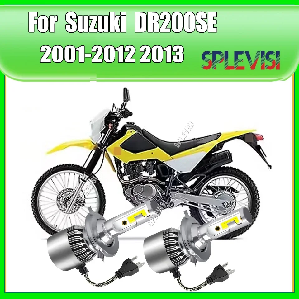 LED H4 Headlight -long-lasting performance and reliability For Suzuki DR200SE 2001 2002 2003 2004 2005 2006 2007 2008 2009-2013