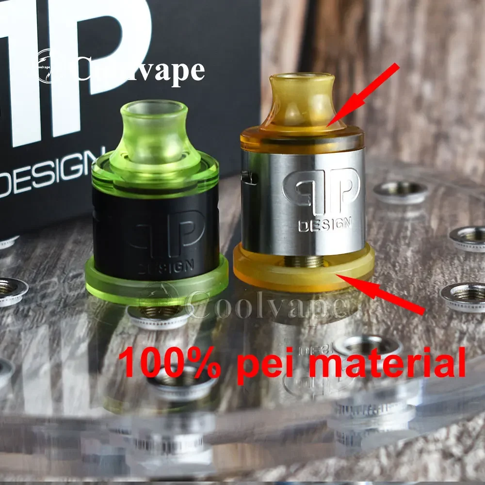 

WolfCoolVape QP Design Nio RDA 22mm | Single Coil Top Airflow 316SS Vaporizer Tank