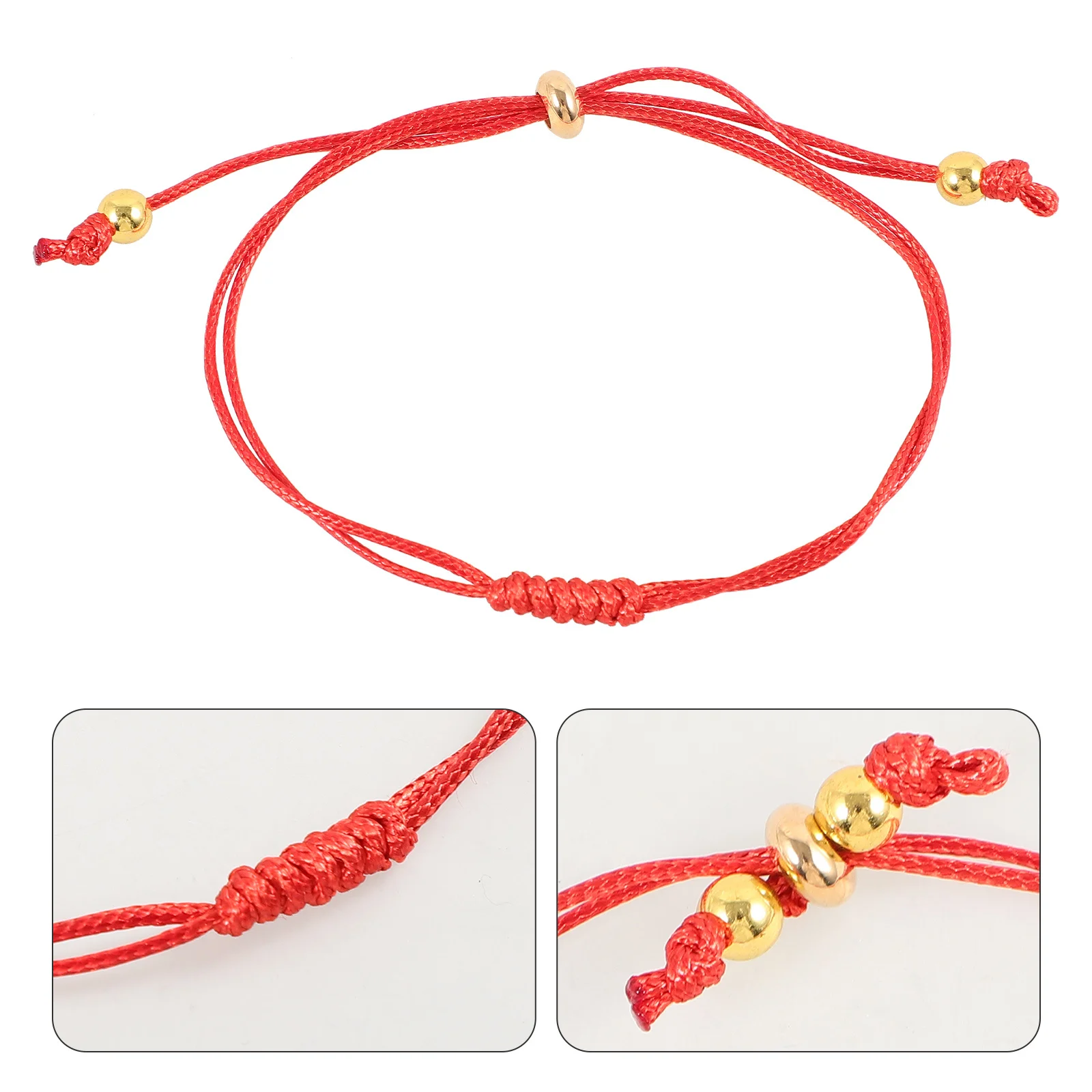 

7Pcs Red Rope Bracelets Adjustable String Bracelets Women Men Festival Luck Protection Jewelry Red Rope Bracelet