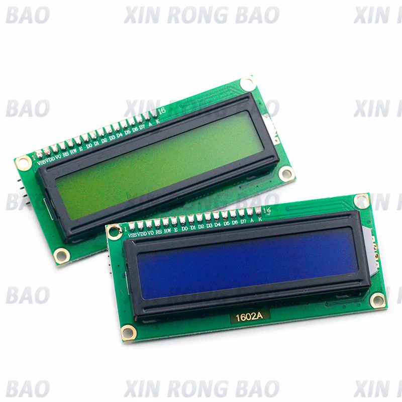 LCD1602 1602 LCD Module Blue / Yellow Green Screen 16x2 Character LCD Display PCF8574T PCF8574 IIC I2C Interface 5V for arduino