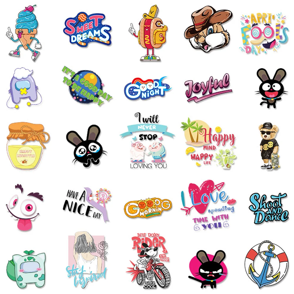 أحجية حيوانات كرتونية صغيرة للأطفال ، التعرف على الأجسام للأطفال ، ألعاب تدريب ، ملصقات جرافيتي لطيفة ، جيتار ، 50 *