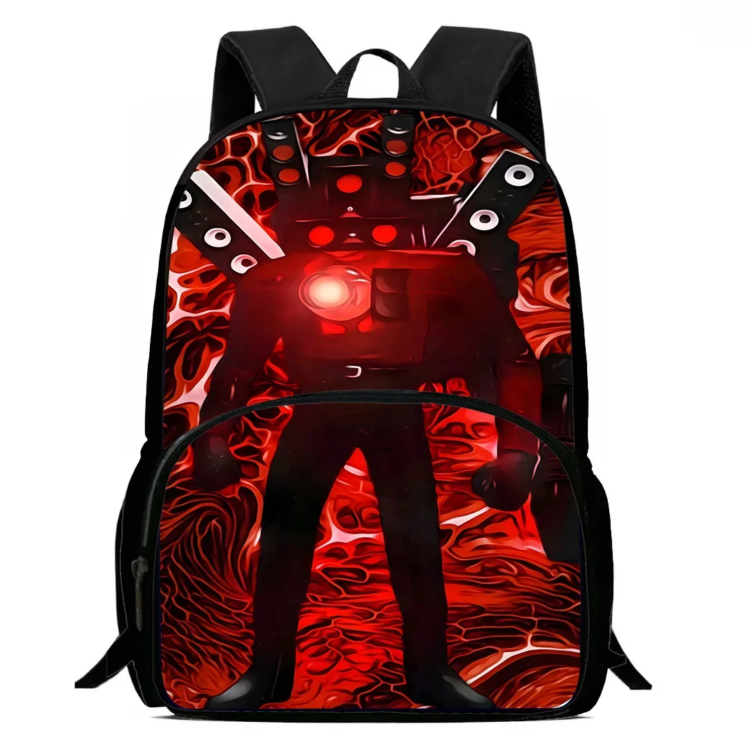 Ransel Anak Laki-laki dan Perempuan Hadiah Ulang Tahun Siswa Tas Sekolah Toilet Skibidi Anak Ransel Berkemah Tahan Lama Kapasitas Besar